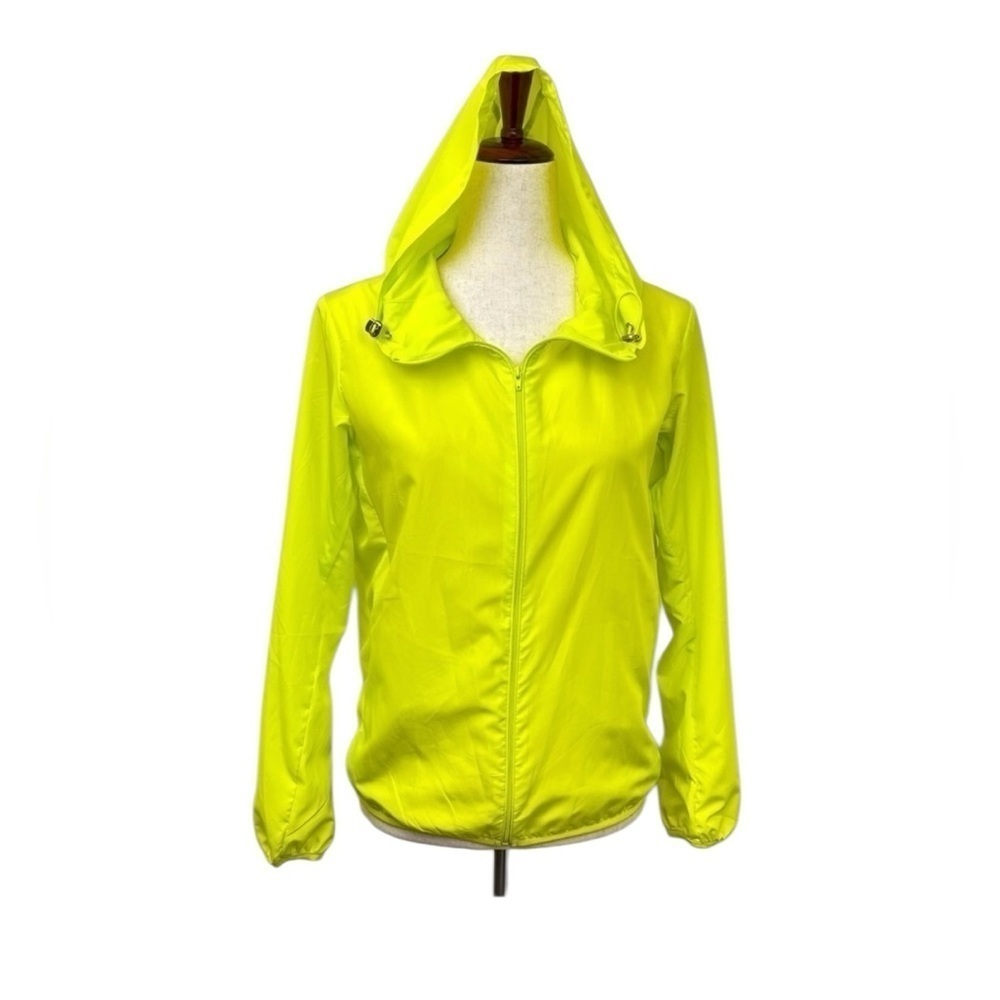 Love Tree Hooded Zip Up Wind Breaker. Yellow. Size L. #664